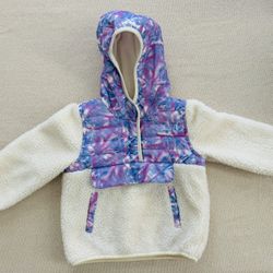Size 2T One Madison Girls' Sherpa Hooded Jacket
