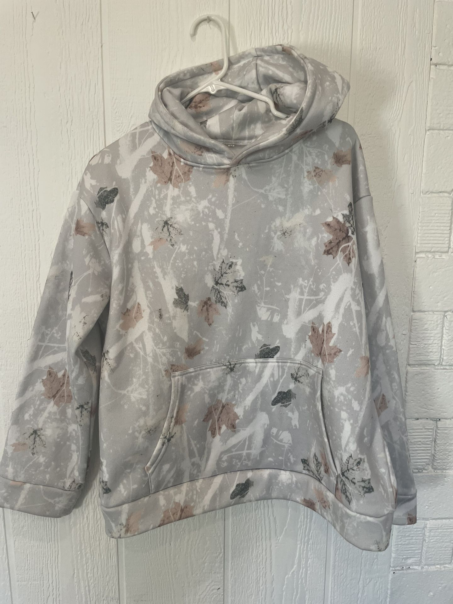 Feather Hoodie Sweatshirt - medium