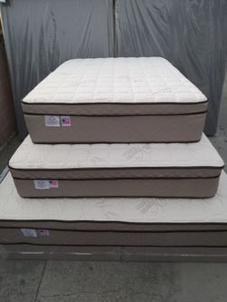 Queen Size Mattress Pillow Top New