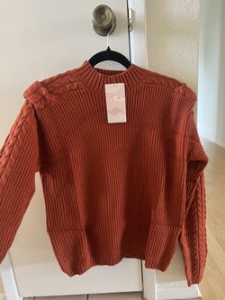 Orange Sweater