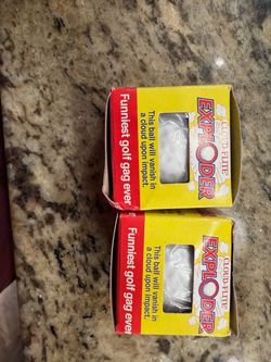 Exploding Golf Balls