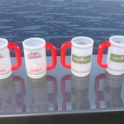 (4) St. Louis Cardinals Collectible Plastic Mugs -2011 World Series