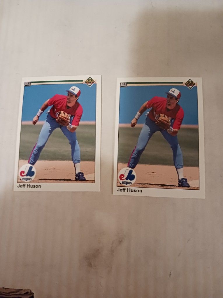1990 Upper Deck Jeff Huson Error Card