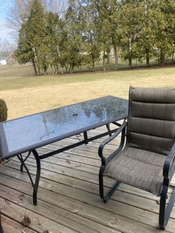 Glass Patio Furniture