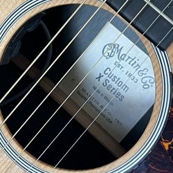 Martin Custom X Series Acoustic Guitar