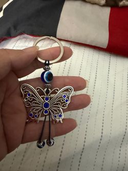 Evil eye 🧿 butterfly 🦋 keychain $12