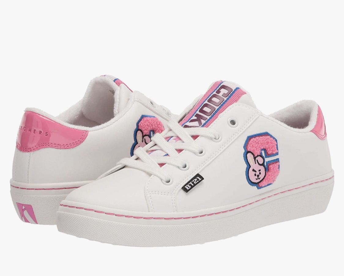 NEW BTS BT21 x SKECHERS Sneakers COOKY Friend White Sz 7 Limited Edition  for Sale in Los Angeles, CA - OfferUp