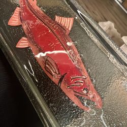Salmon Glassware Hosting Dish