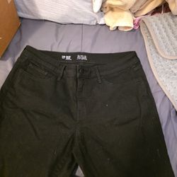 12p Mid Rise Black Jeans 