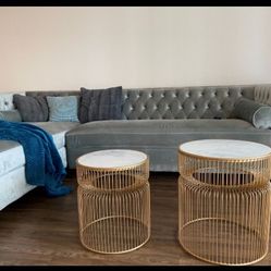 Vernway Gold Marble Accent Cabinet ✨ By Ashley Signature ✨ Brand New ✨