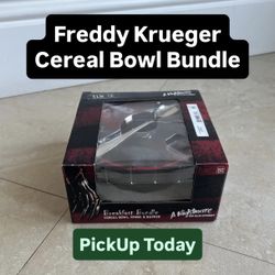 NEW Freddy Krueger Cereal Bowl Breakfast Bundle (1 Available)