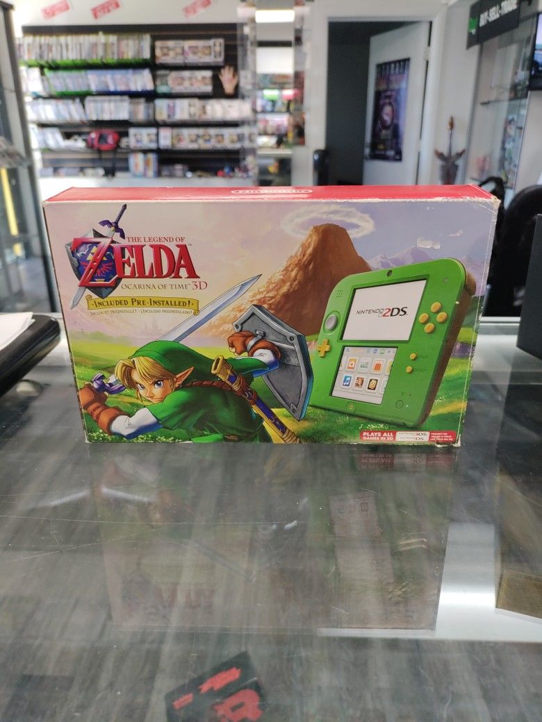 Nintendo 2DS Link Edition [Zelda Ocarina of Time 3D Pre-installed] Nintendo 3DS
