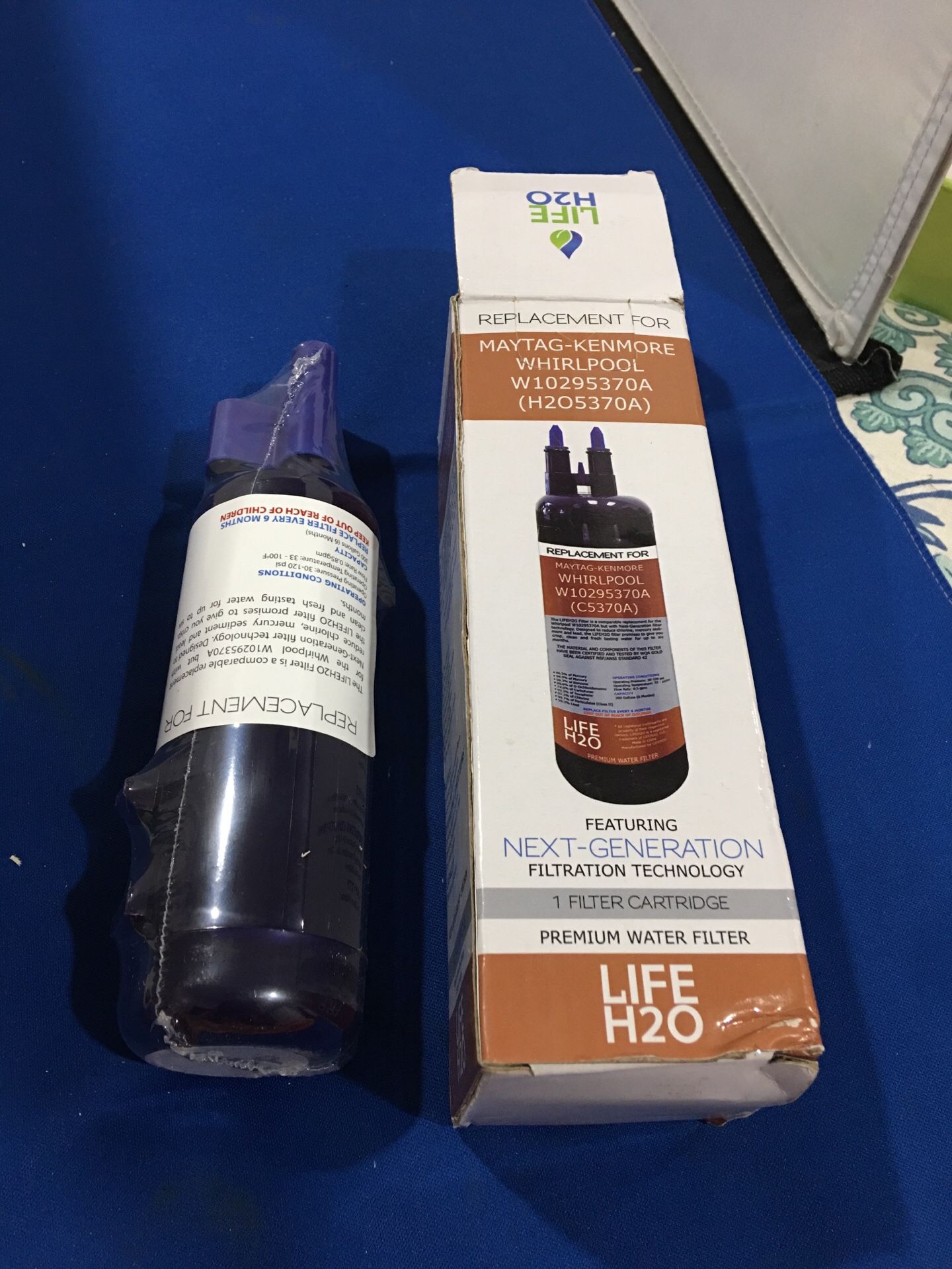 Life H20 next generation filtration technology premium water filter