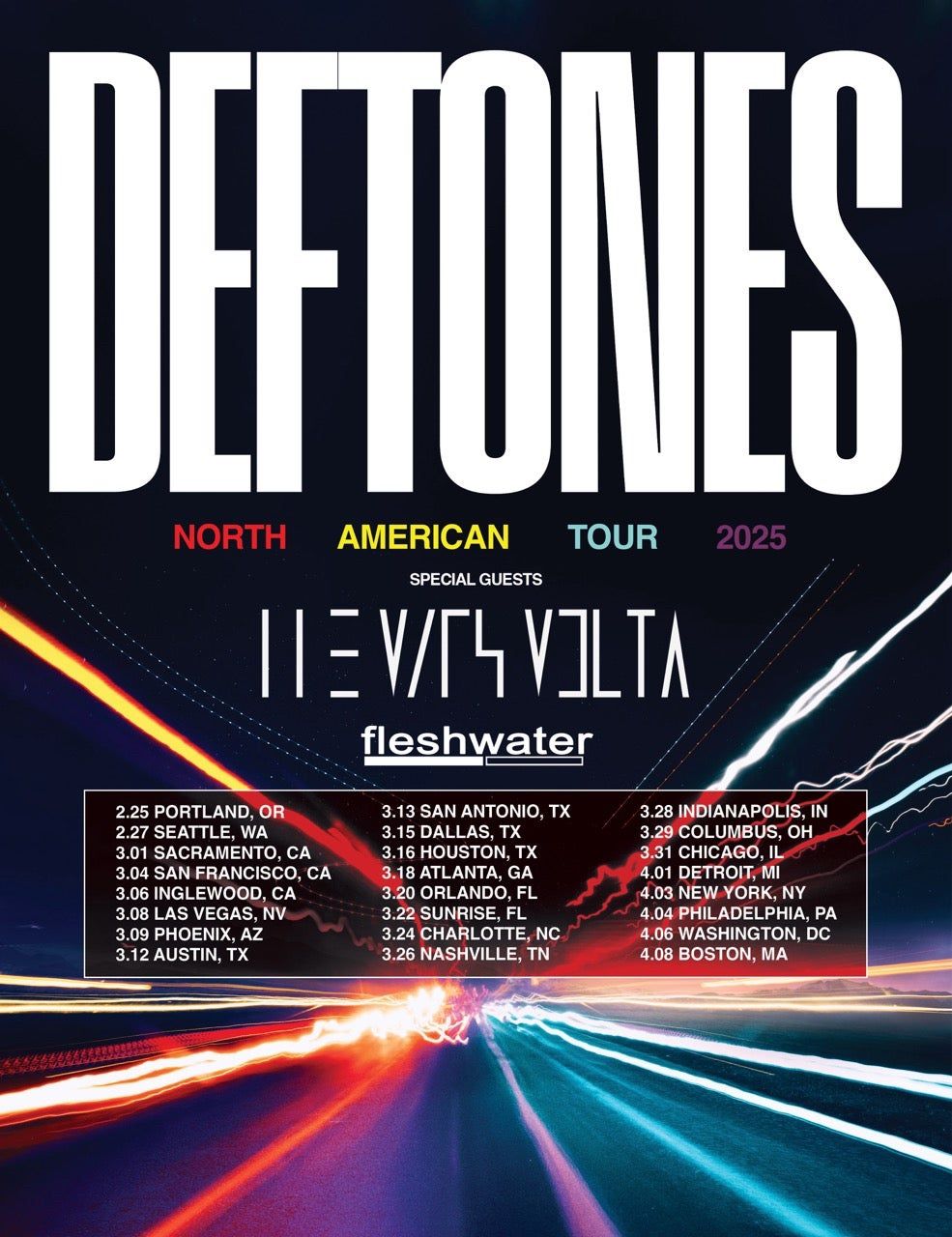 DEFTONES PIT GA TICKET - LA 3/5 @ THE FORUM