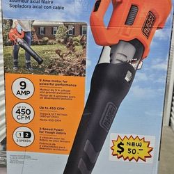 Corded New BLACK+DECKER blower