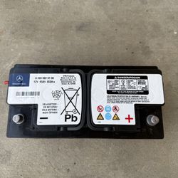 OEM Mercedes Benz AGM Battery 12V 95Ah 850A Tested 12.2V