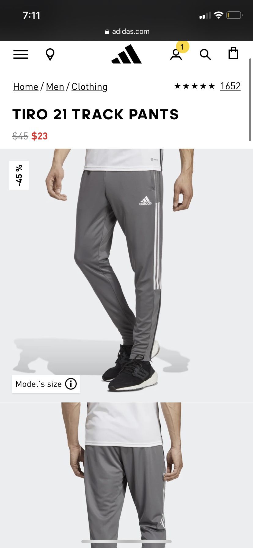 Adidas Tiro 21 Sweatpants