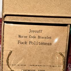 New! JoycuFF Morse Code Bracelets for Women Men Gifts for Her Him Mom Dad Daughter Sister Best Friend Funny Inspirational Bracelets for Women Jewelry 