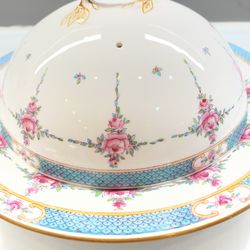 Antique Minton Rose Muffin/ Dish Bowl with lid