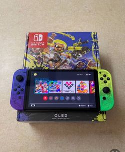 Nintendo Switch OLED MOD with 512GB SD and Over 7000 Games