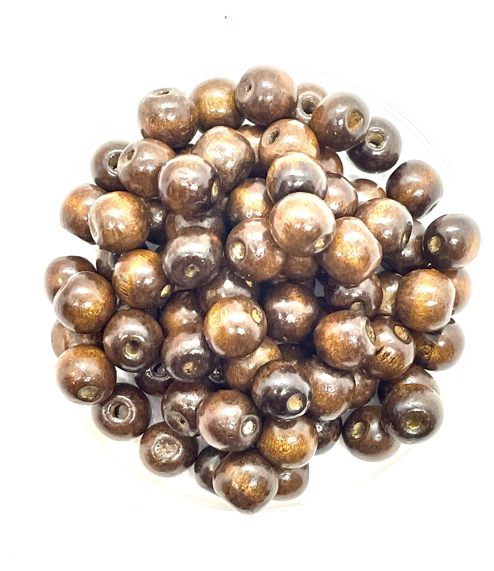 Lot Of Ethnic Brown Wooden Beads