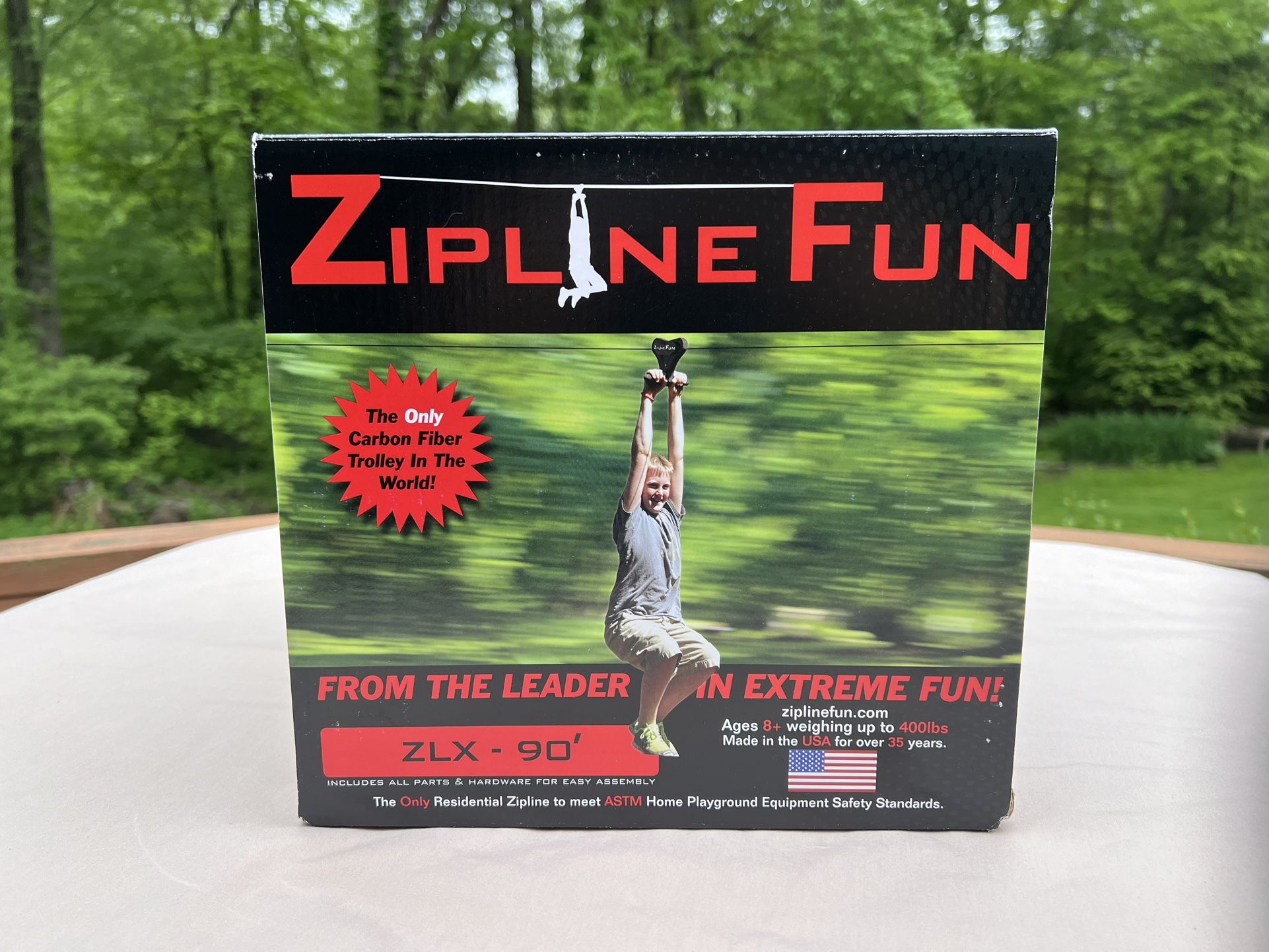 Zip Line Fun “The Leader In Extreme Fun” ZLX-90’