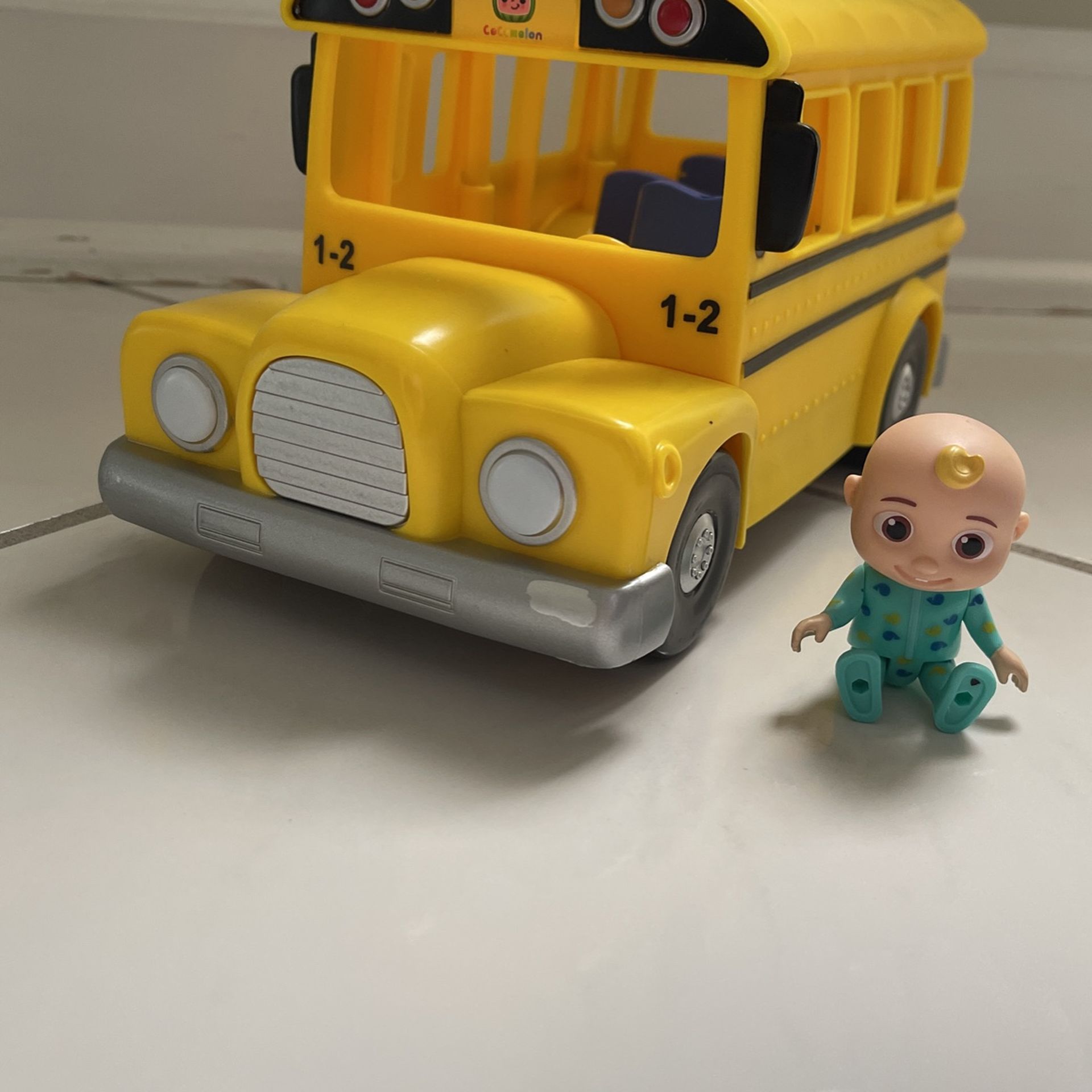 JJ With School Bus