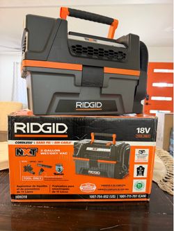 RIDGID 3 Gal. 18V Cordless Handheld NXT Shop Vacuum HD0318 Wet Dry Vac (Vac Only) with Filter, Expandable Hose and Accessories $90 BRAND NEW FIRM PRIC