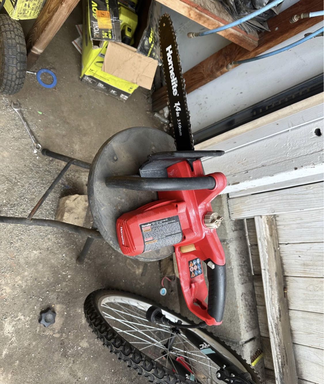 14 in. 9 Amp Electric Chainsaw by Homelite