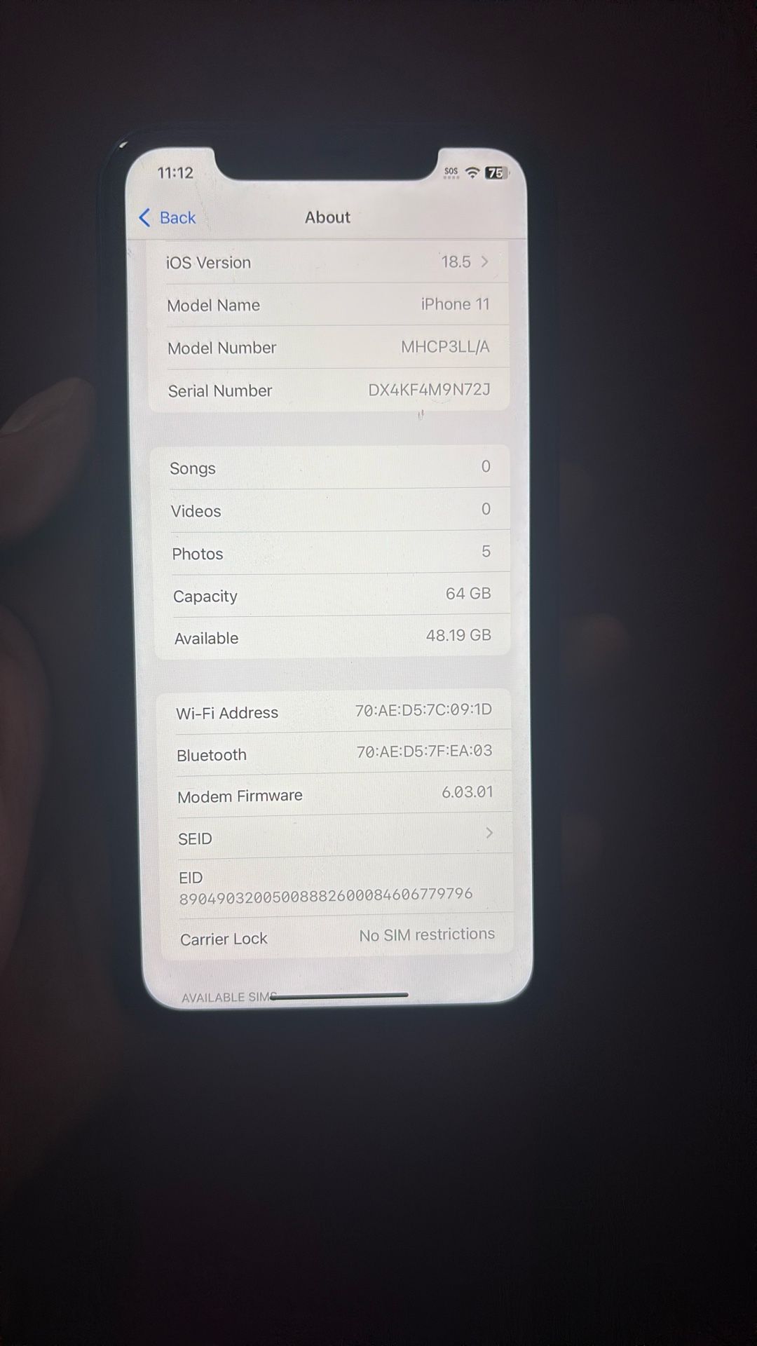 iPhone 11 Black