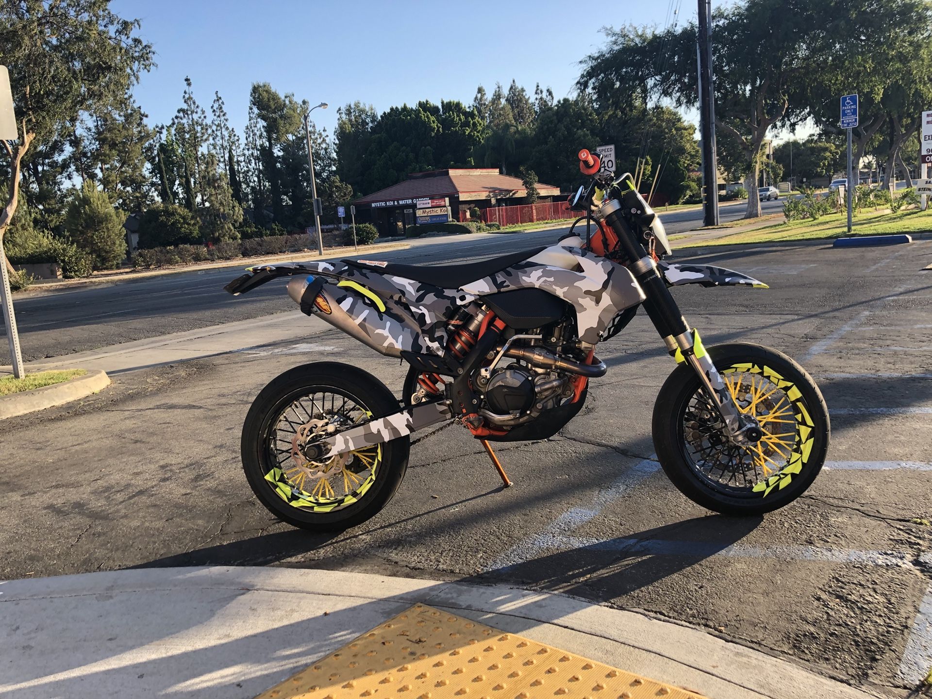 KTM EXC 500 2016 supermoto