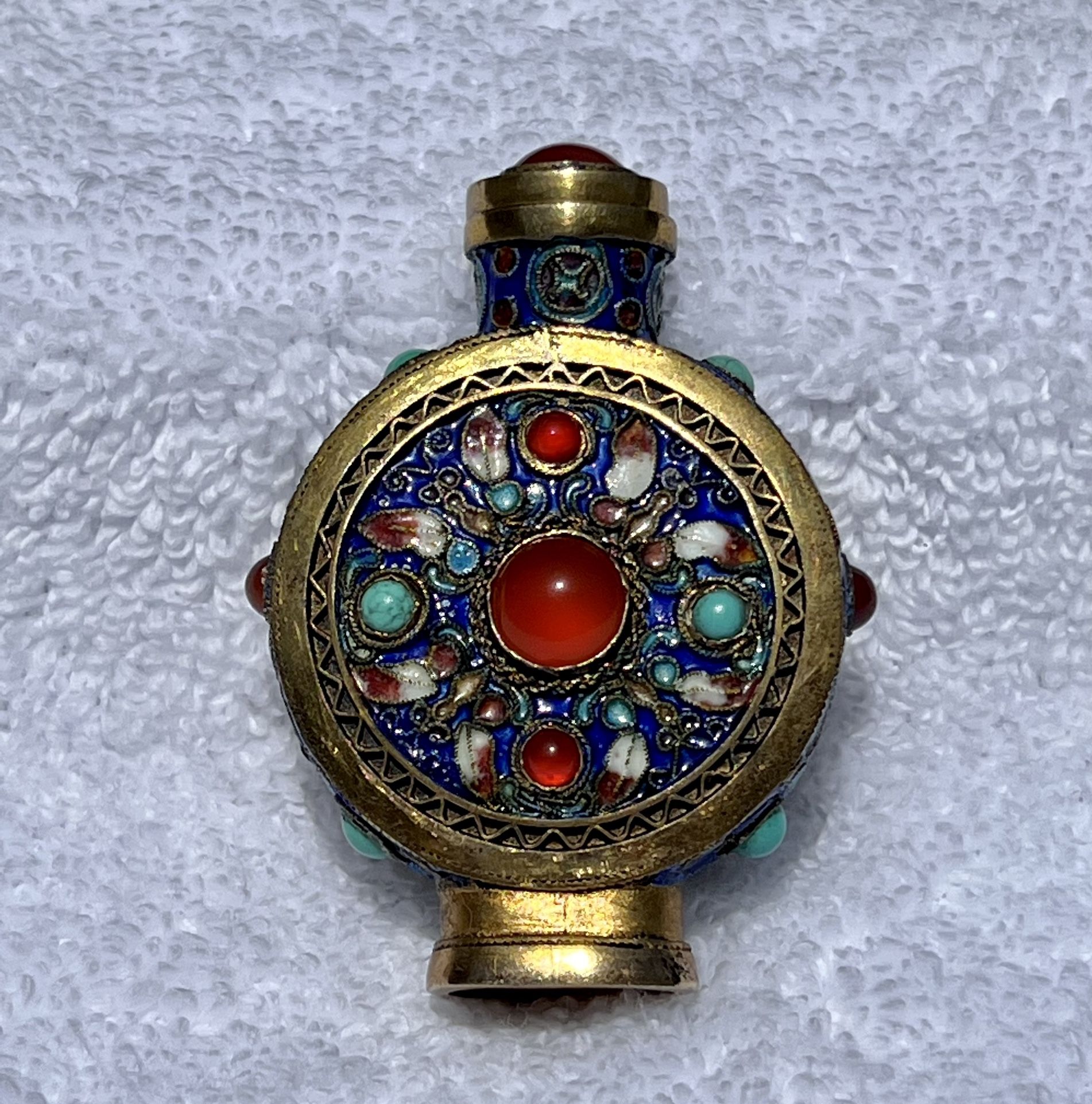 Antique Jeweled Perfume Bottle