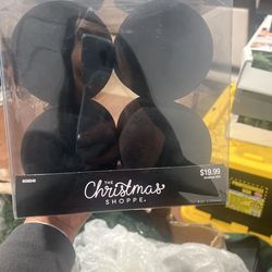 Christmas velvet ornaments