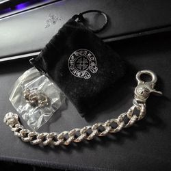 Chrome Hearts Xtra Fancy Link Bracelet 925. Vintage Stamp