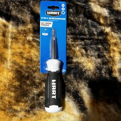 Hart 6 In 1 Screwdriver 