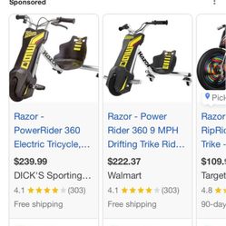 Razor Electric TricyclePower 360 electric