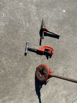 Rigid 1”-2” Pipe Threader/Pipe Cutter/Reamer- Deburr