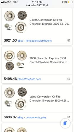 Chevy clutch flywheel conversion kit