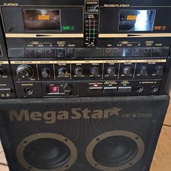 Vintage MegaStar Karaoke Machine 