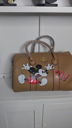 Coach x Disney Mickey Mouse Barrel Bag