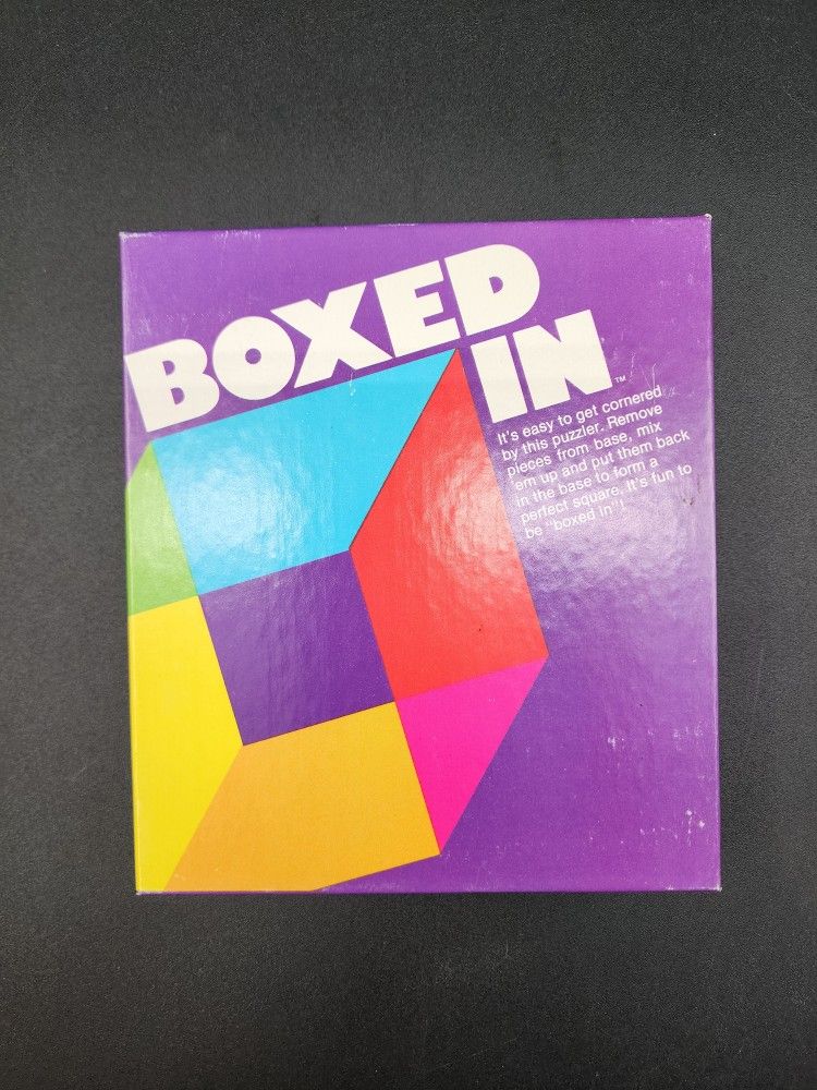Boxed In By Milton Bradley Puzzle Game