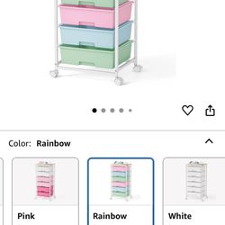 Rainbow Storage Bins 