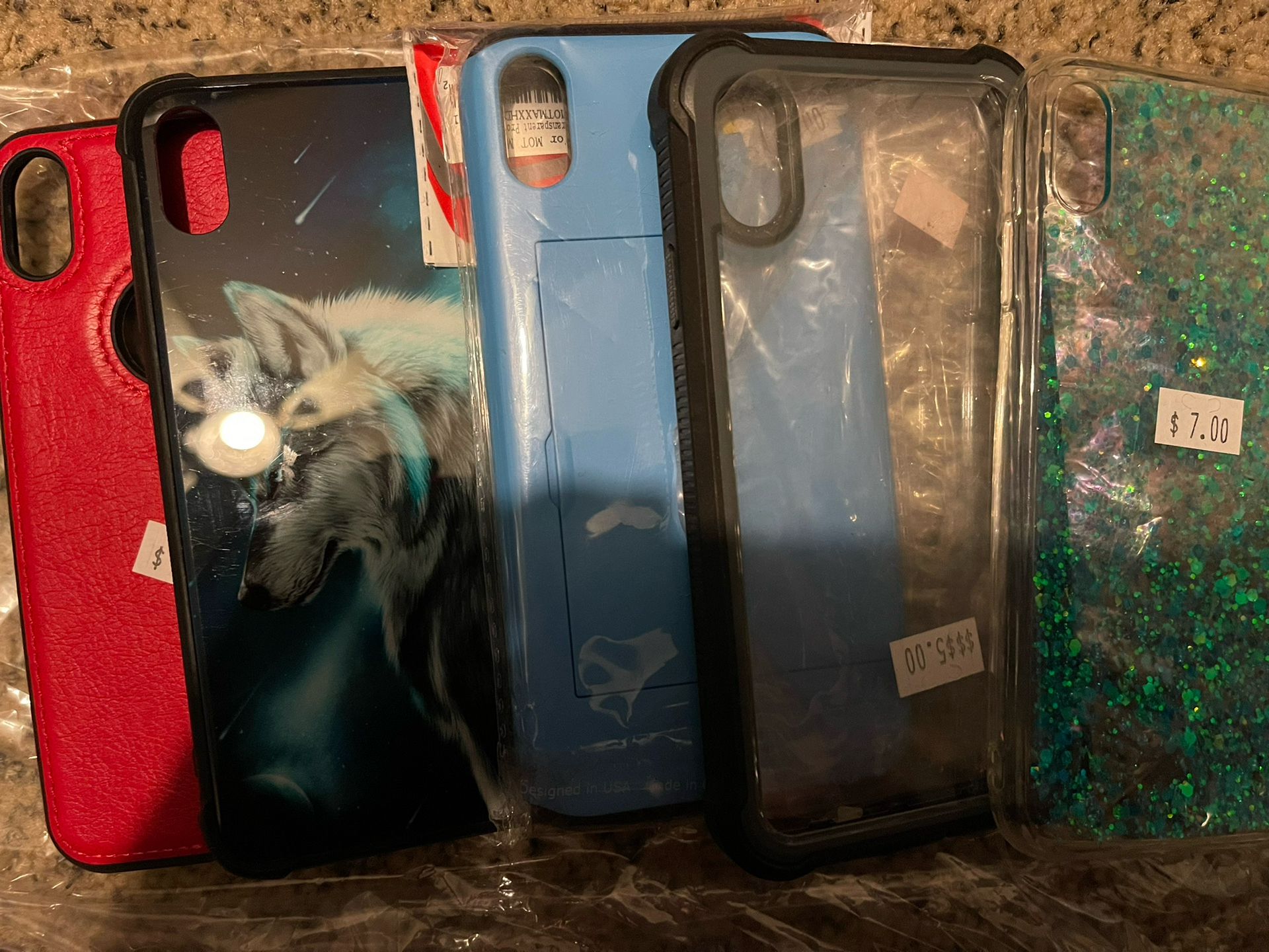 new iPhone xSMAX Cases- Set Of 5
