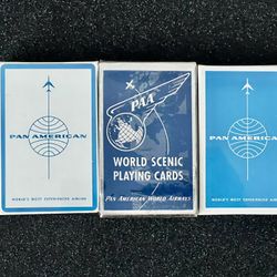 Pan Am Mid‑Century Era Deck Bundle – 1950s/1960s Collector Set 