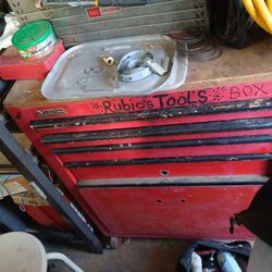 Tool Box Roll Away With All Tools Has Every Thing Will Go With Listing Tool Box With All The Tools 