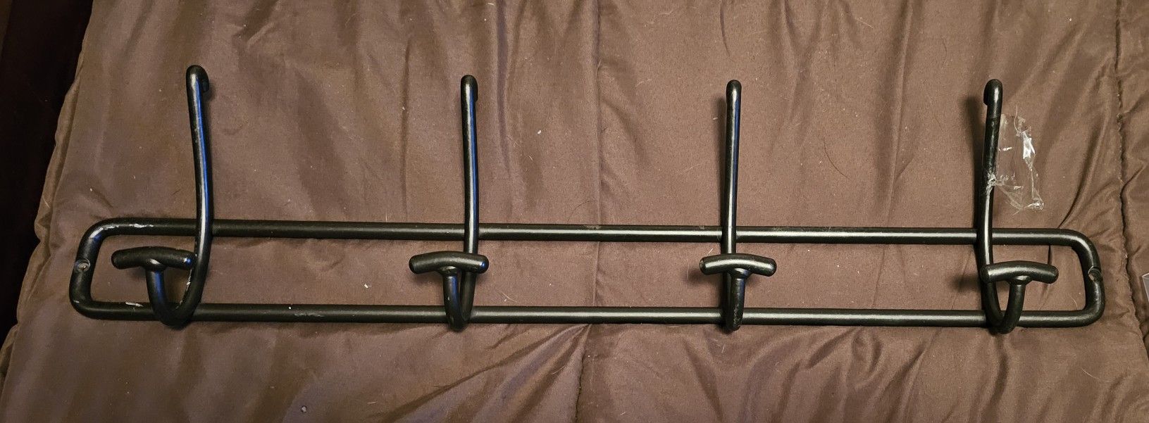 Four Hook Heavy Duty Coat Rack