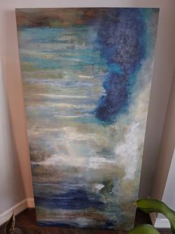 Large Abstract Canvas Painting