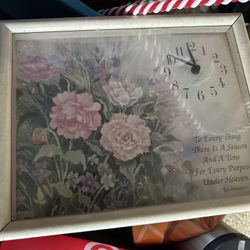 Frame With Inspirational Background And Watch