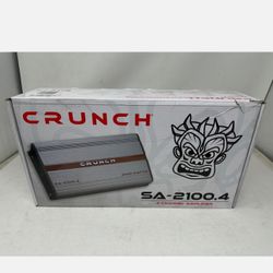 Crunch Smash Series 4 Channel Amplifier 2100 Watts Brand New 