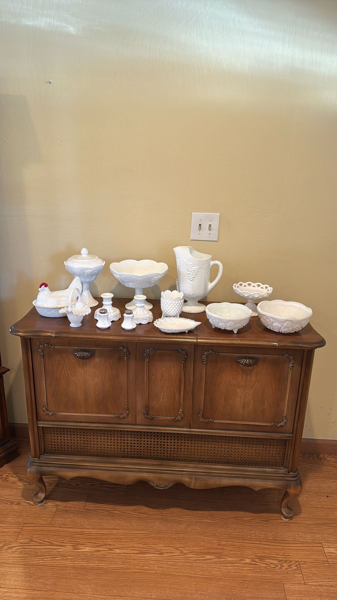 Original Milk Glass 13 Piece Lot